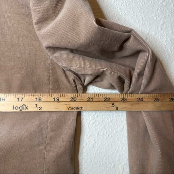 346 Brooks Brothers Corduroy Classic Women Blazer 2 Button Jacket Tan size 12 - Picture 9 of 10